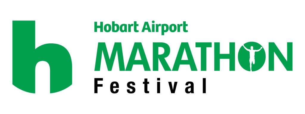 hobart airport marathon festival logo 2024 fullcolour