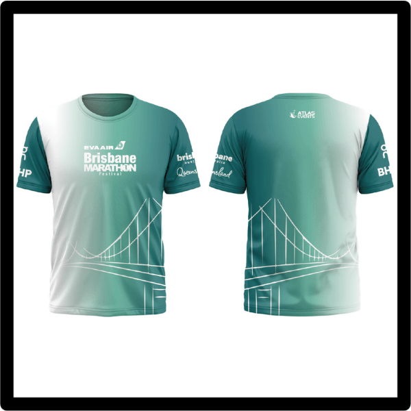 EVA Air Brisbane Marathon Festival 2025 free event tee