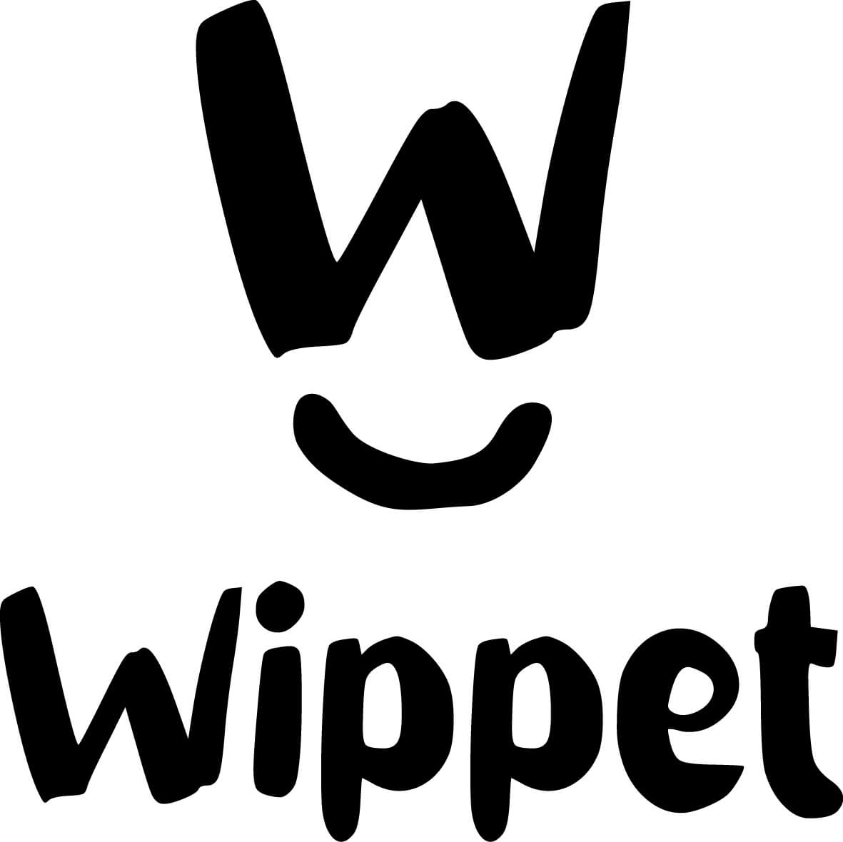 wippet logo black